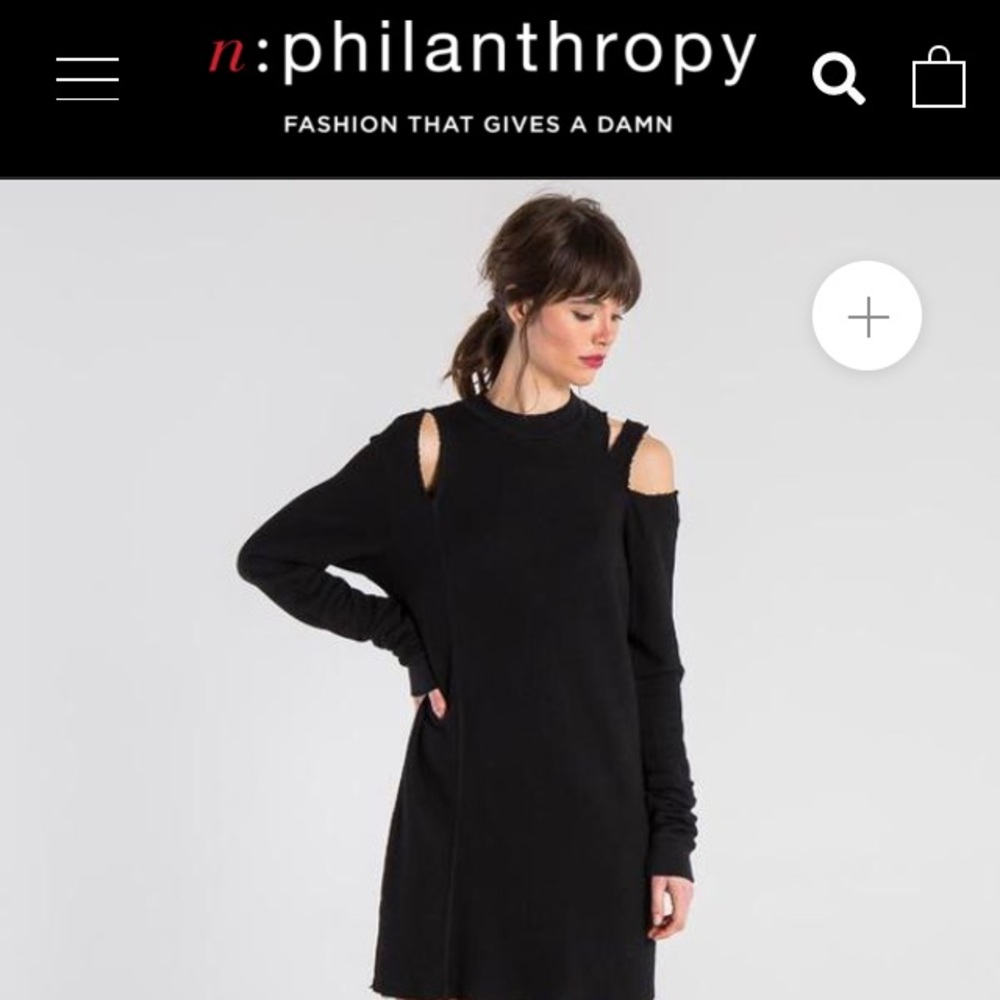 🔥NWT n:Philanthropy black dress